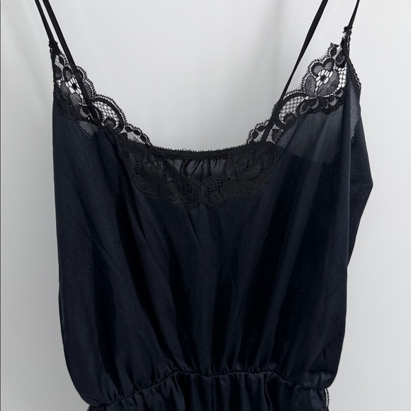 Vintage lace detail lingerie Tessie chemise boudoir one piece romper - Picture 2 of 5